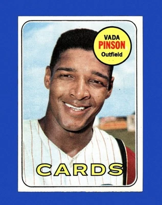 1969 Topps Set-Break #160 Vada Pinson Sin precio base como nuevo *GMCARDS* Foto 1 de 2