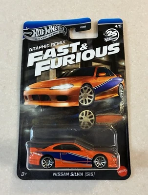 Hot Wheels silver series Fast & Furious Silver Series Nissan Silvia (S15) - - Image 1 of 2
