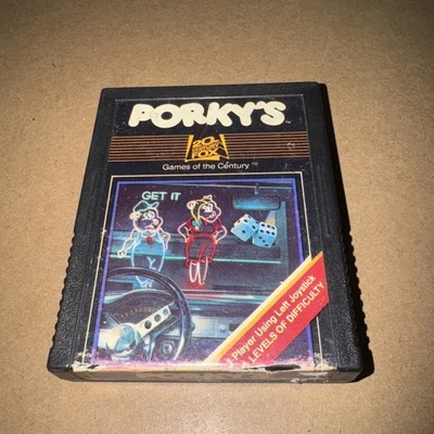 Porky's (Atari 2600, 1983) By 20th Century Fox Cartridge  - Image 1 of 2