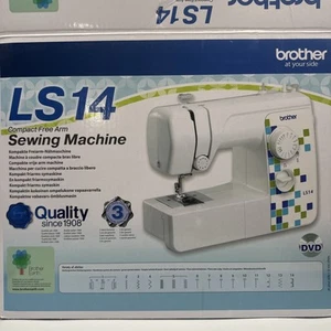 Brother LS14 Manual Stitch Sewing Machine - White. Fully Functioning - Picture 1 of 7