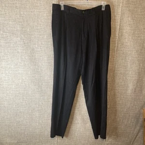 Tommy Bahama Mens Casual Dress Pants 36x32 Meas (36x31.5) Navy 100% Silk Relax - Picture 1 of 9