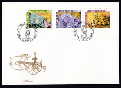 Liechtenstein FDC 1986 Michel 904/06 Crops - Complete Set - Image 1 of 2