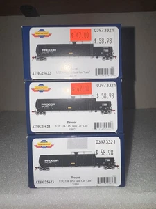 LOT OF 3 Athearn Genesis EMPTY BOXES UTC 33k LPG Tank Car Procor - Picture 1 of 4