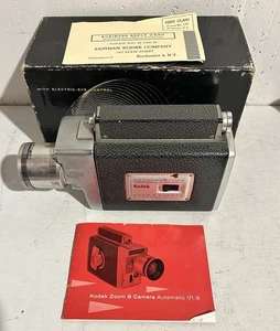 Cámara de colección Kodak Zoom 8 automática f/1,9 caja y manual COMO ESTÁ - Imagen 1 de 8