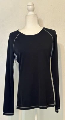 Camisa para mujer Alo Yoga Cool Fit talla XXL espalda/gris manga larga Foto 1 de 4