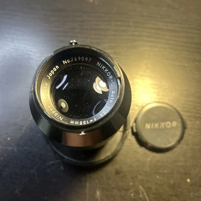NIKON NIKKOR-Q AUTO 1:3.5 F-135MM LENS NIPPON KOGAKU JAPAN With Cap, Fast Ship - Image 1 of 4