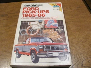 Chiltons Manual - Ford Pickups 1965-86 #6913 - Picture 1 of 10