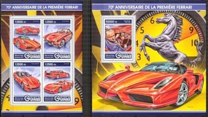 Ferrari / Cars  - stamps - Francobolli - Timbres -  Guinea 2017 - MNH** Ant. - Picture 1 of 1