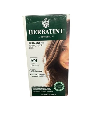 HERBATINT 5N 栗色永久染发剂,4.56 盎司染发剂 — 第 1/4 张图片