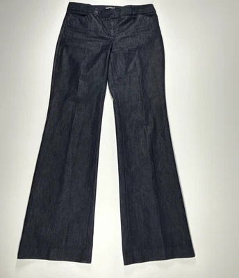 Pantalones de vestir para mujer Express Editor talla 4R azul oscuro Foto 1 de 4