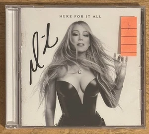 MARIAH CAREY SIGNED AUTOGRAPHED HERE FOR IT ALL SIGNED BOOKLET & CD SEALED #1 - Picture 1 of 2