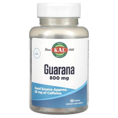 Guarana, 800 mg, 120 Tablets - Image 1 of 2