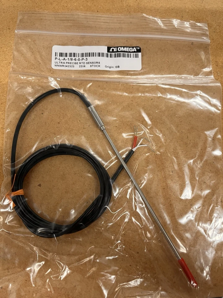 Omega Ultra Precise RTD sensor P-L-A-1/8-6-0-P-3 - Image 1 of 1