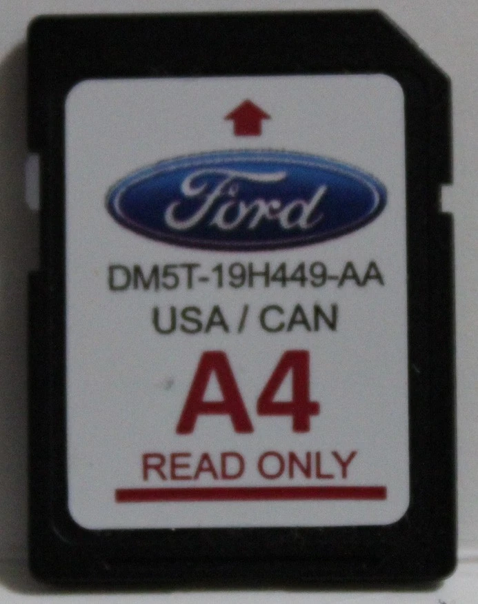Ford Escape Flex Fusion F-150 2013 2014 Navigation A4 Map SD Card DM5T-19H449-AA - Image 1 of 2