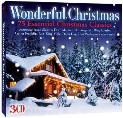 Wonderful Christmas 3-CD Bing Crosby/Dean Martin/Elvis Presley/Nat King Cole+ - Image 1 of 4