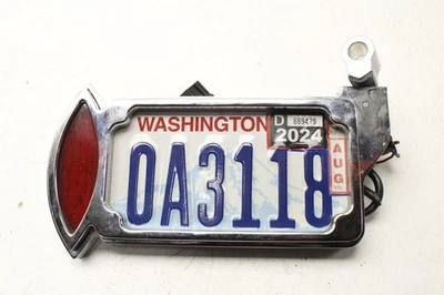 Harley-Davidson Fatboy 2001 FLSTF soporte de montaje de matrícula cromado 99-06  Foto 1 de 4