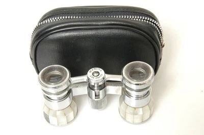 ✅ MAMIYA 2.5X COATED MOTHER OF PEARL OPERA THEATRE BINOCULARS, GLASSES.  - Image 1 of 4