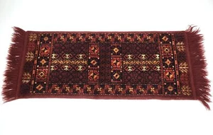 Alfombra de mesa vintage persa hecha a mano 34" alfombra pequeña BB654 - Imagen 1 de 3