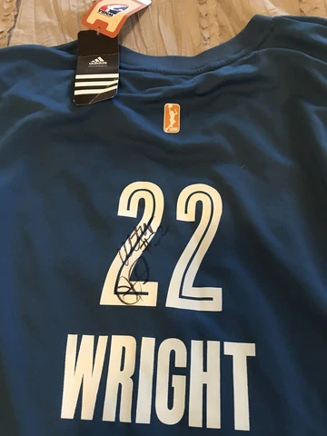 MONICA WRIGHT Minnesota LYNX Basketball SIGNED Adidas 2XL Jersey WNBA New Cover