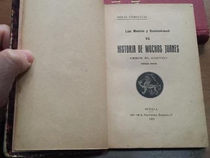 1915 Luis Montoto SEVILLA Historia de muchos Juanes Desde el cortijo Poesías... - Imagen 1 de 1