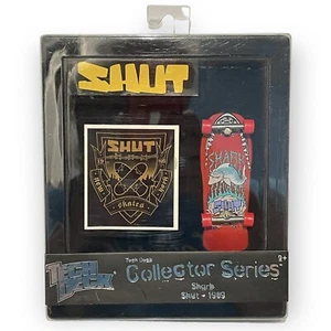 Shut Shark 1989 Tech Deck Skateboard 96mm Fingerboard Rare New From 2007 - Picture 1 of 8