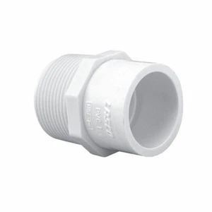 Adaptador de PVC Primex 88153 1-1/4 pulgadas rosca macho x deslizamiento Sch 40 - Imagen 1 de 1