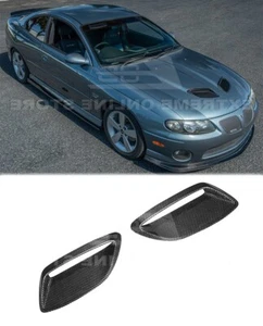 Front Hood Vent Cover For 04-06 Pontiac GTO Factory Replacement CARBON FIBER - Picture 1 of 17