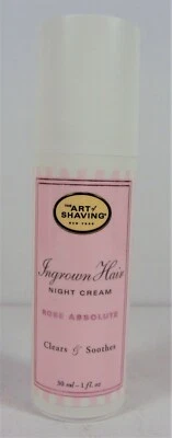 THE ART OF SHAVING INGROWN HAIR NIGHT CREAM ROSE ABSOLUTE 1 OZ / 30 ML *NEW* - Image 1 of 3