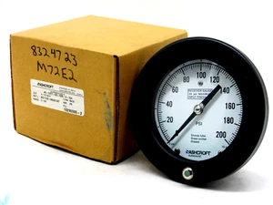 NEW ASHCROFT 45-1377-AS-02B-3-15# PRESSURE GAUGE 451377AS02B315# - Picture 1 of 4