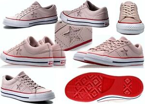 Converse 160623C ONE STAR OX Low Leder Schuhe Sneaker Boots 43 Barely Rose White