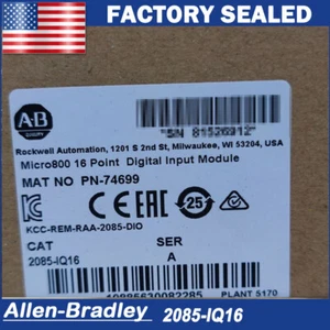 New Allen-Bradley 2085-IQ16 Micro800 16 Point Digital Input Module - Picture 1 of 4