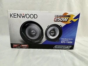 Kenwood KFC-1365S Sport Series 250W 2 Way Speakers 5 -1/4in - Picture 1 of 12
