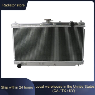 Radiador de aluminio 2 filas apto 1999-2005 2004 2003 2002 2001 Mazda Miata 1,8 L (MT) Foto 1 de 4