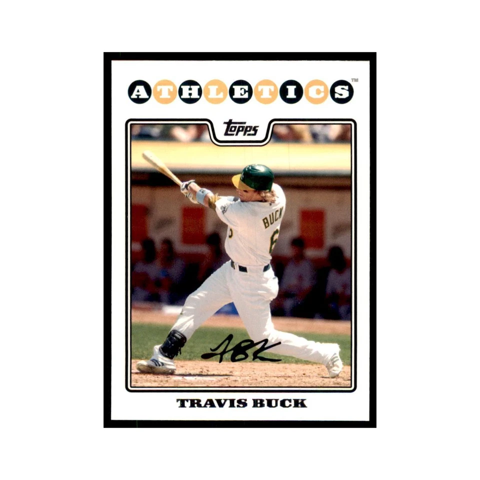 Travis Buck 2008 Topps #519 Baseball Cards Baseball Card NM - Image 1 of 3