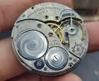 1915 Elgin 12s Gr 384 Running Pocket Watch Movement For Repairs