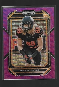 2023 Prizm Draft Picks #196 Andrei Iosivas Purple Wave Prizm Bengals RC - Picture 1 of 2