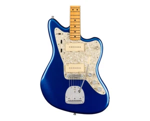 Open Box Fender American Ultra Jazzmaster - Cobra Blue w/ Maple Fingerboard - Picture 1 of 8