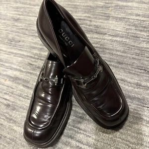 Gucci Horsebit Brown Leather Loafer Women's - Picture 1 of 7