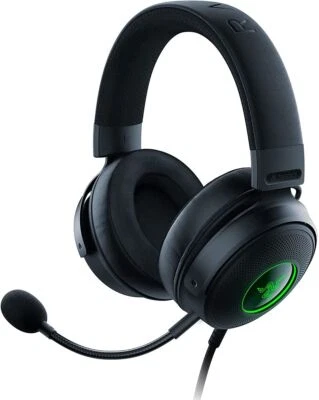 Razer Kraken V3 Gaming Headset Virtual 7.1 Surround USB RGB for PC Mac PS Black - Immagine 1 di 4