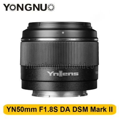 Lente YONGNUO YN50mm F1.8S DA DSM II APS-C para Sony E-mount a7R5 a7R4 a6300 a6500 Foto 1 de 4