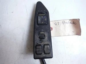 1987 HONDA PRELUDE DRIVER LEFT MASTER WINDOW DOOR SWITCH CONTROL OEM 1985-1987 - Picture 1 of 8