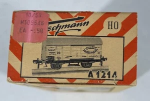 Fleischmann HO 1:87 German DB STAATL FACHINGEN A-1214 Goods Van WAGON Tin In Box - Picture 1 of 6