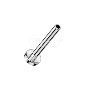 Threadless Labret Post with 2.5 mm Base - Picture 1 of 1