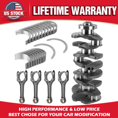 FOR (2008-2014) Audi TT 2.0T CCTA Engine Crankshaft + Connecting Rods + Bearings - Image 1 of 4