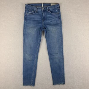 Rag Bone Jeans Womens 29 Blue Cate Mid Rise Ankle Skinny Fray Medium Wash Denim - Picture 1 of 14