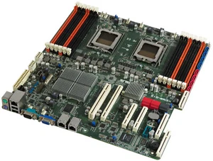 ASUS KCMR-D12 2x Socket C32 LGA1207 PCI Pcie DDR3 - Picture 1 of 2