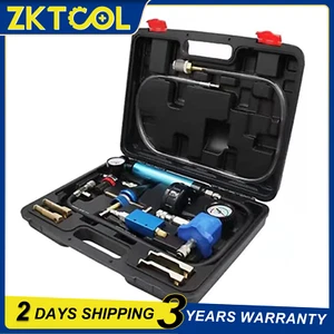 Kit universal comprobador de presión de radiador y kit de recarga de refrigerante tipo vacío - Imagen 1 de 2