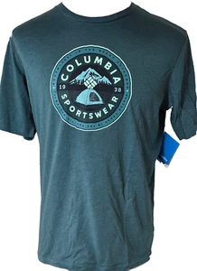 Camiseta Columbia Brightwoods Basin manga corta - verde - para hombre - Imagen 1 de 18