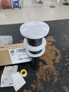 KES Black Sink Drain without Overflow Bathroom Sink Stopper  S2008D-BK Steel - Picture 1 of 8