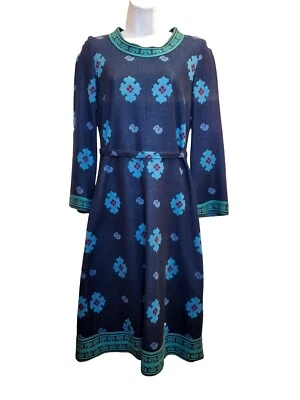 Vestido MMT Katja Of Sweden Vintage Años 60 Azul Talla 38 Foto 1 de 4